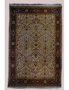 Hand knotted Persian Tabriz...